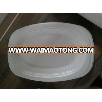 Disposable foam food plate